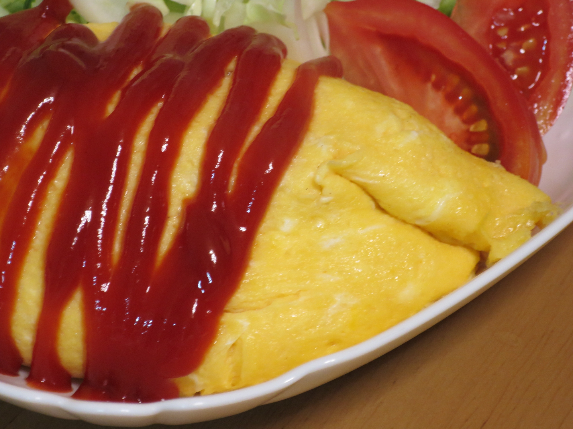 チーズinオムレツ