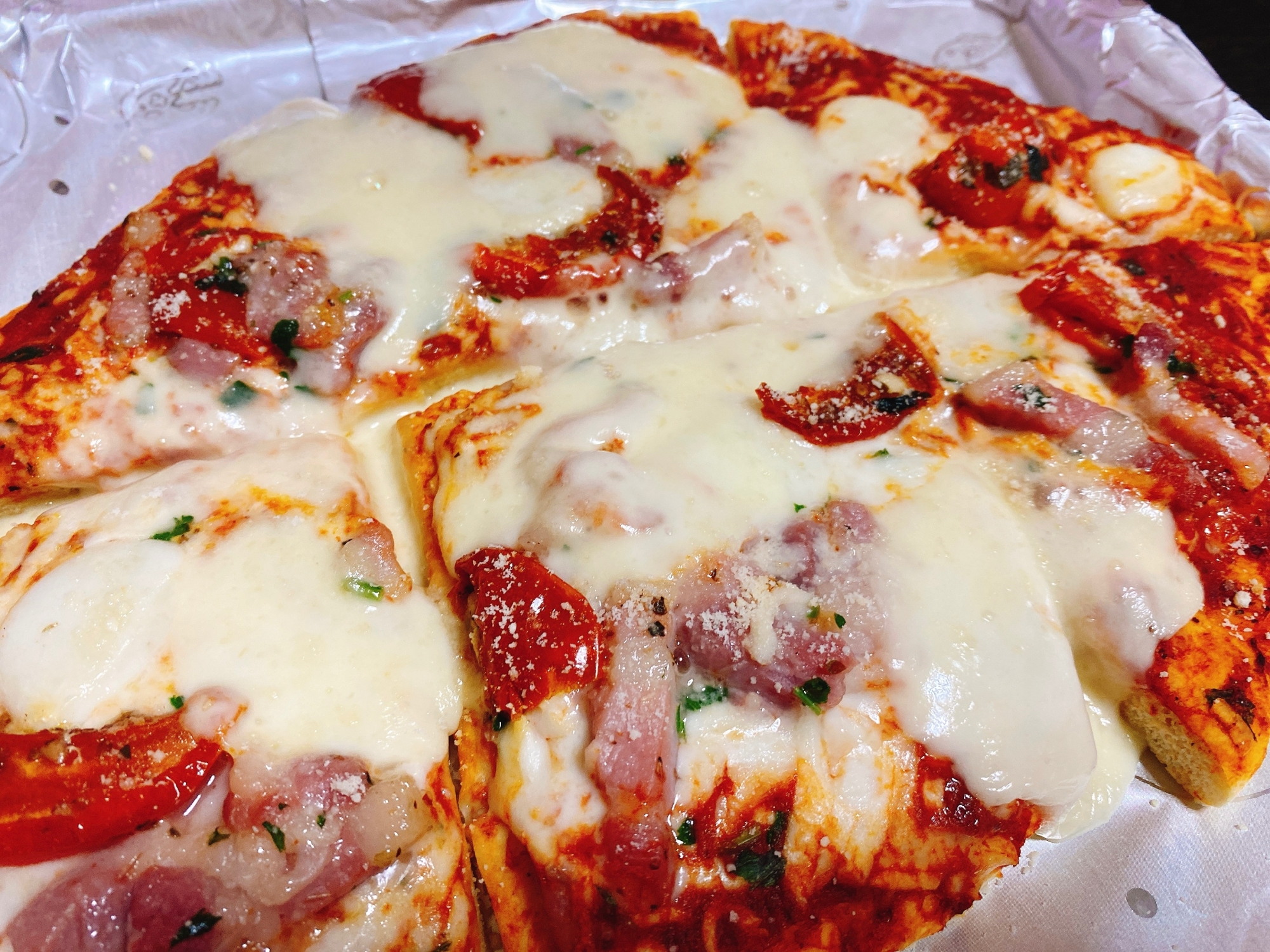 コストコのピザを美味しく焼く方法