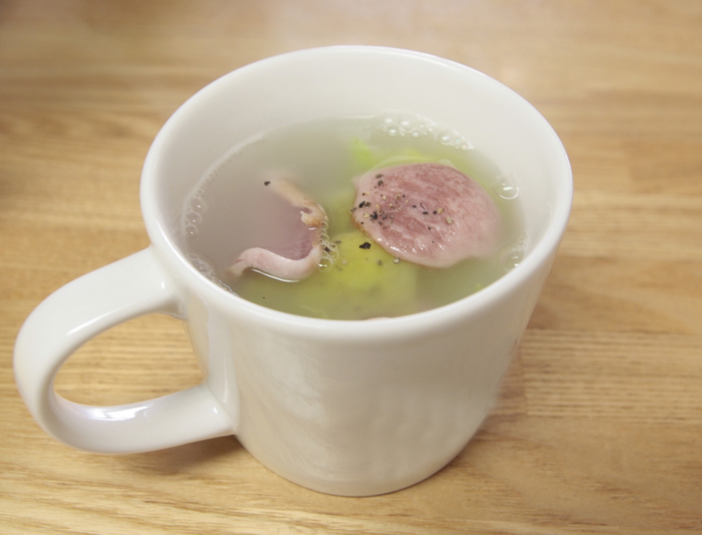 スモークタンで簡単に！タンスープ