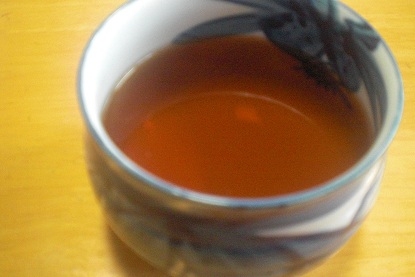 濃いめなほうじ茶で入れました。ごちそうさまでした。
(*^_^*)