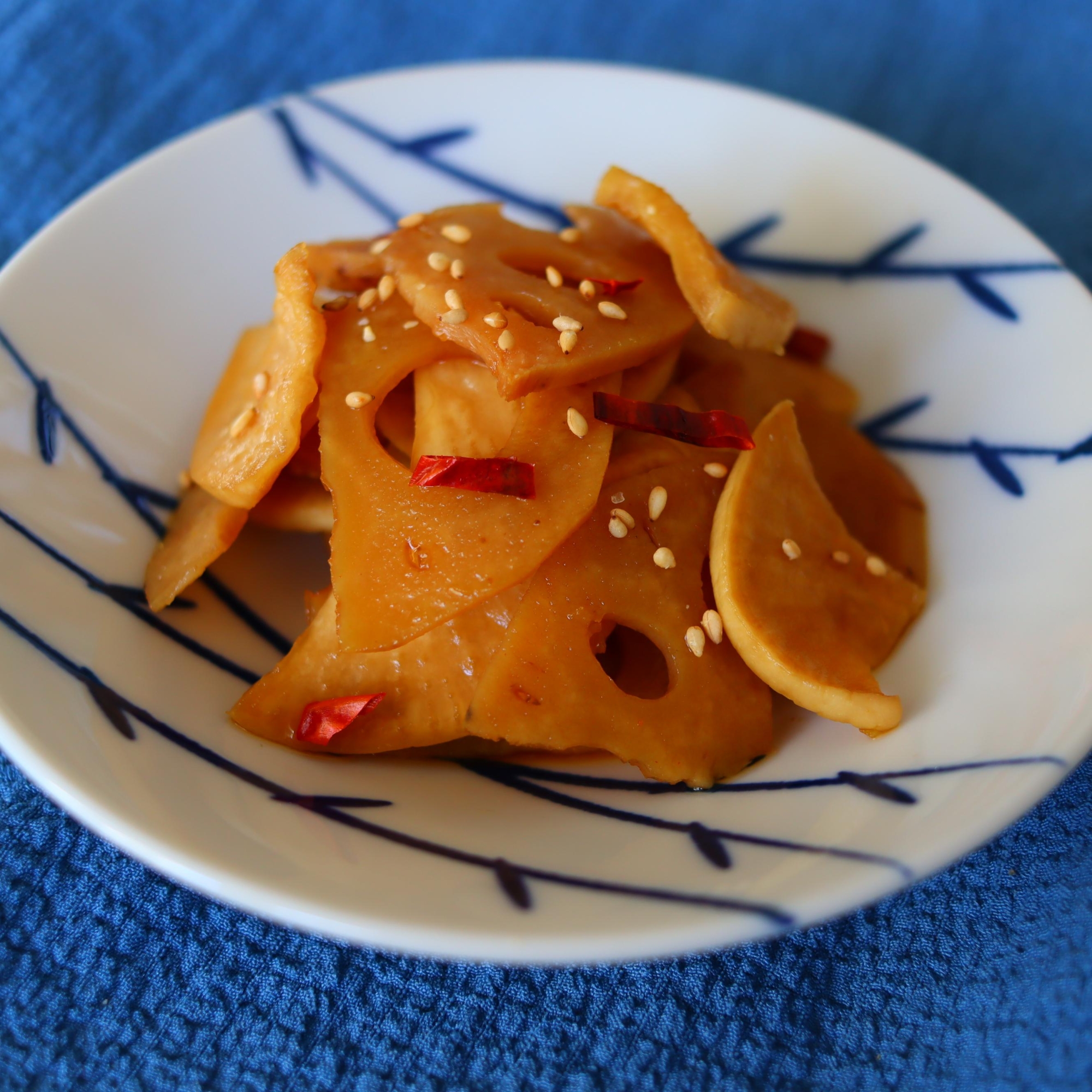 大根とれんこんのカレー醤油漬け