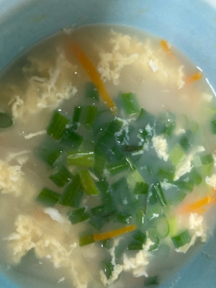 ワカメと玉子の中華風スープ