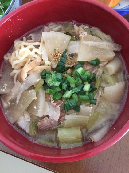 とり野菜みそ煮込みラーメン鍋