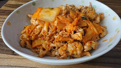 豚キムチ何度も作りましたが、この味付けは最高！麺つゆでコクのある味になります。ご飯も進みます。