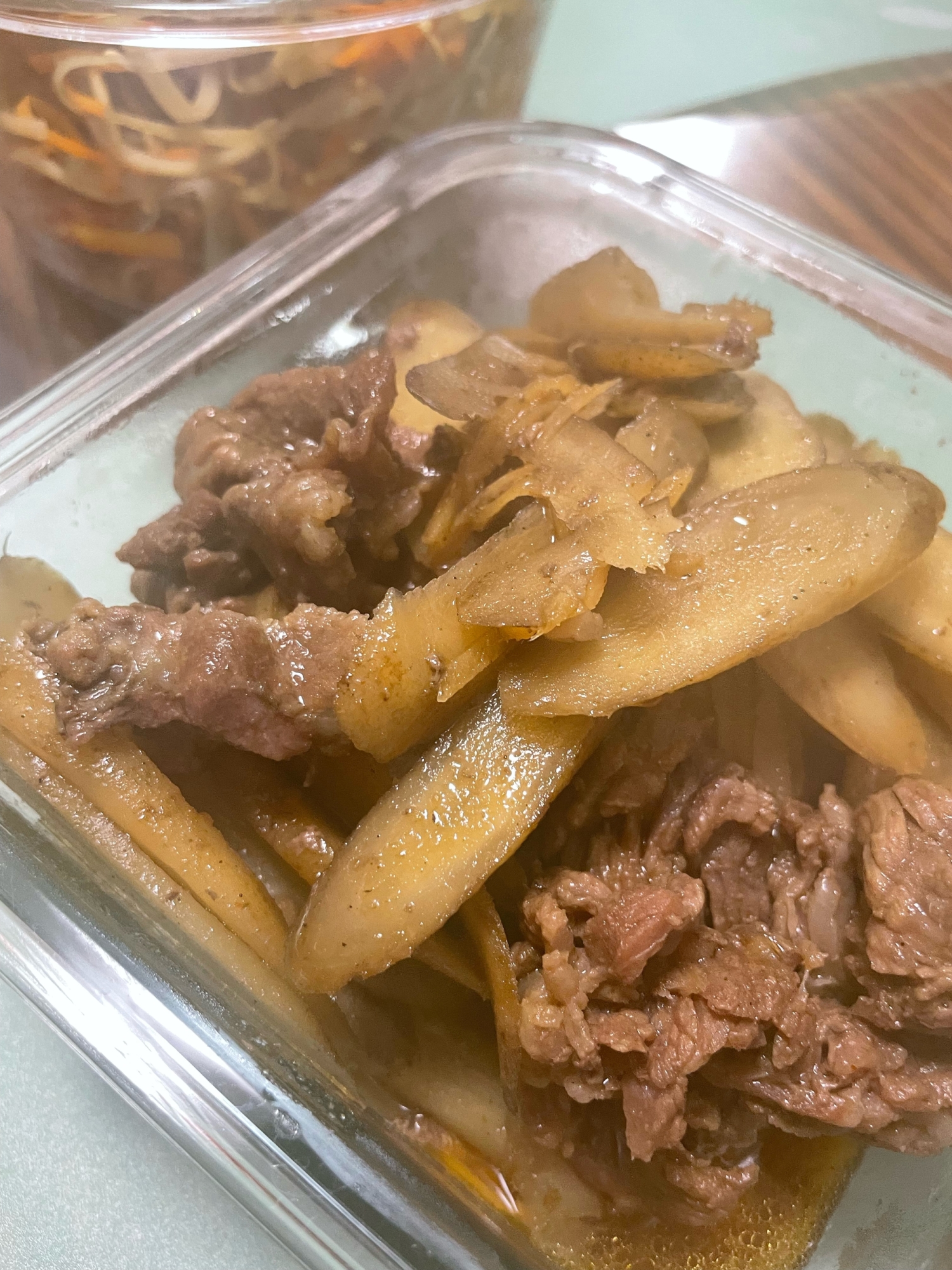 食物繊維！ごぼうと牛肉の常備菜