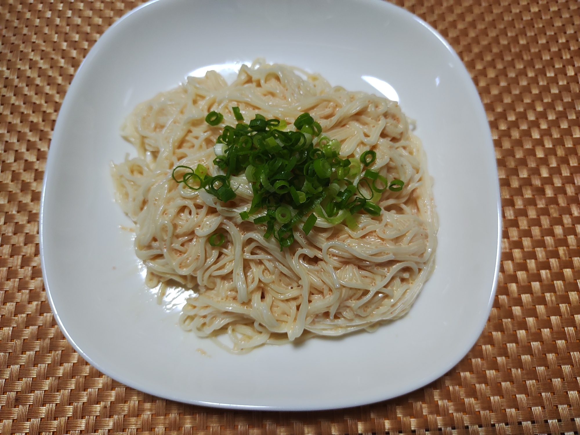 明太子マヨそうめん