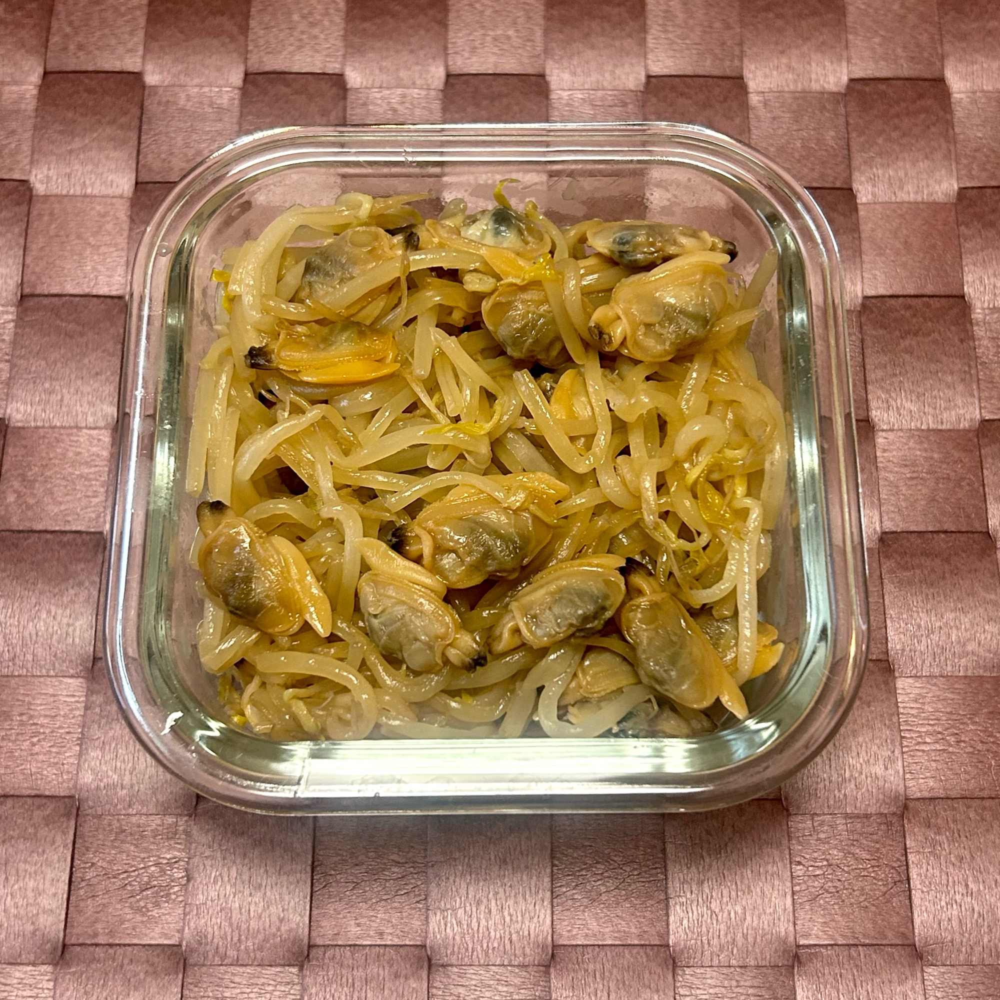【電子レンジで】あさりともやしの醤油ナムル