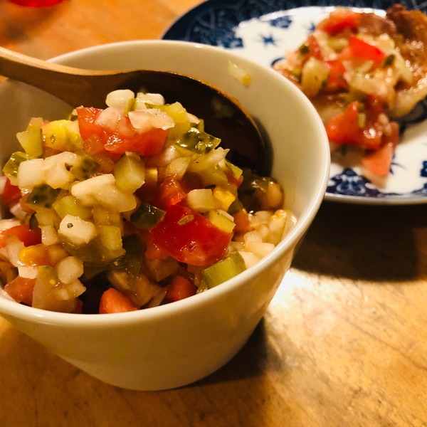 子供も食べれる 簡単サルサソース レシピ 作り方 By 梅ママ 楽天レシピ 子供も食べれる 簡単サルサソース レシピ 作り方 By 梅ママ 楽天レシピ