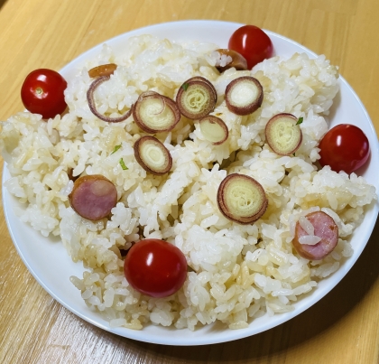 まな板なし６分！？醤油だけで美味❤大葉チャーハン♪