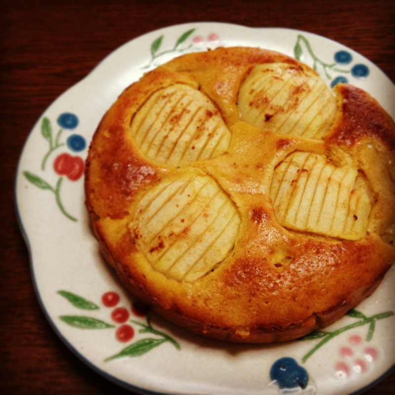 ☆砂糖控えめ！りんごとヨーグルトのケーキ☆