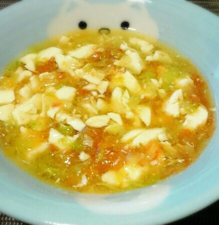 離乳食中期 ミニトマトとキャベツと豆腐のとろとろ レシピ 作り方 By ぴよこっこ 楽天レシピ 離乳食中期 ミニトマトとキャベツと豆腐のとろとろ レシピ 作り方 By ぴよこっこ 楽天レシピ