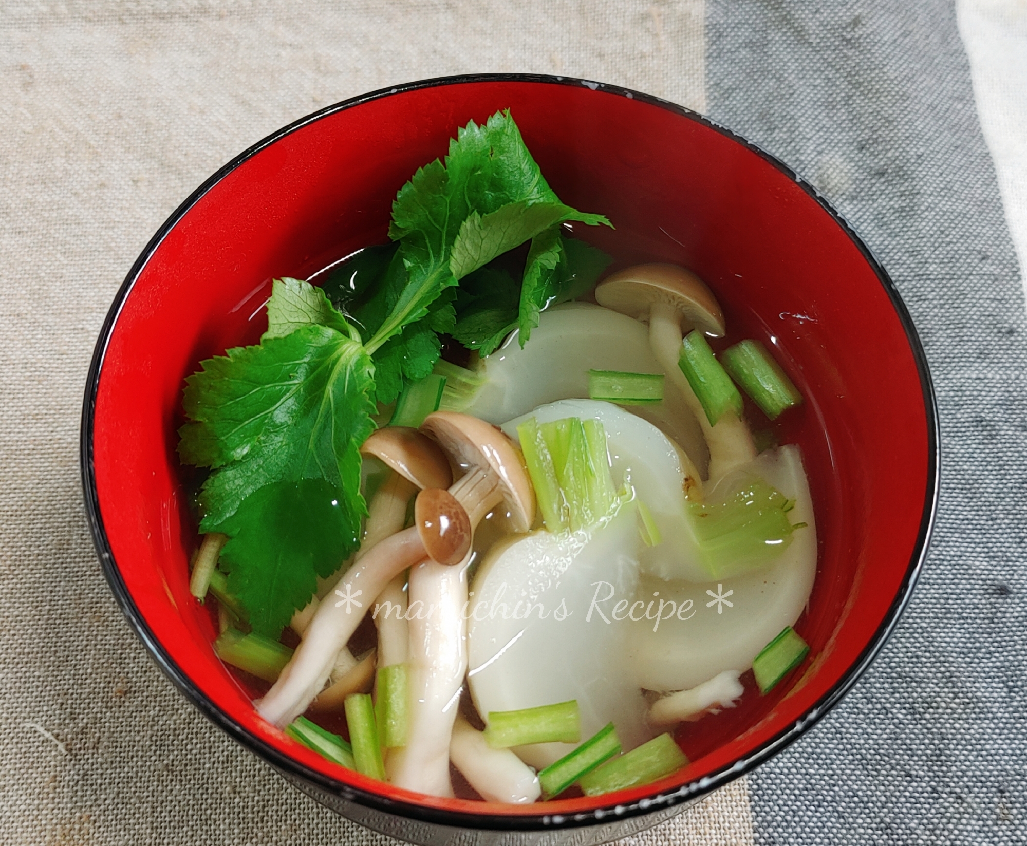 こかぶ＊しめじの吸物
