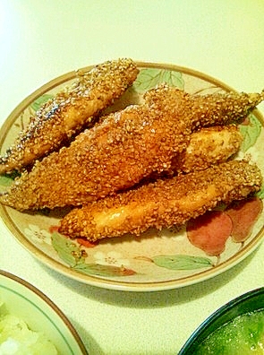 超簡単 鶏ささみの白ごま焼き レシピ 作り方 By プン 楽天レシピ 超簡単 鶏ささみの白ごま焼き レシピ 作り方 By プン 楽天レシピ