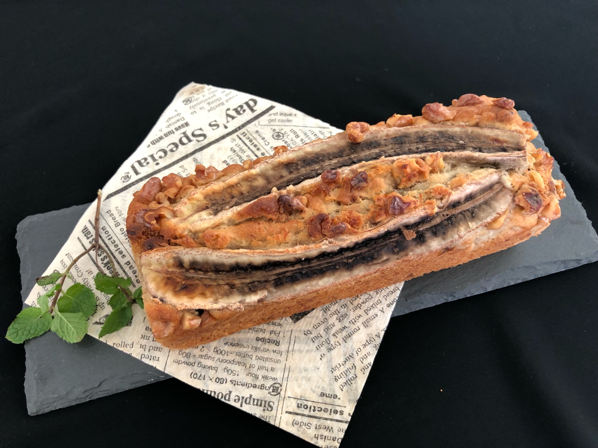 卵なし*バナナとくるみのパウンドケーキ