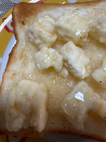カッテージチーズのハニートースト♡