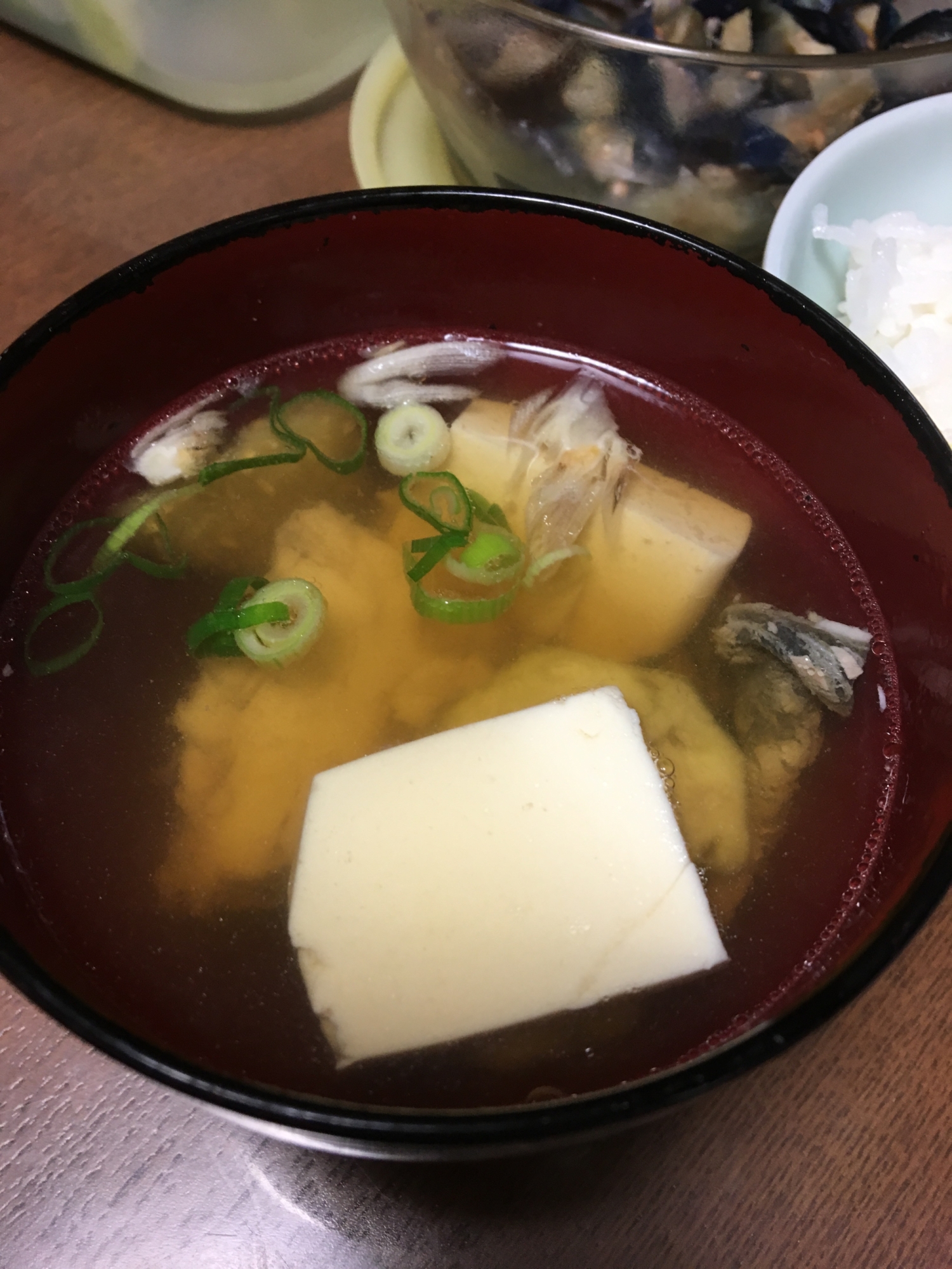 ヤズアラの豆腐汁