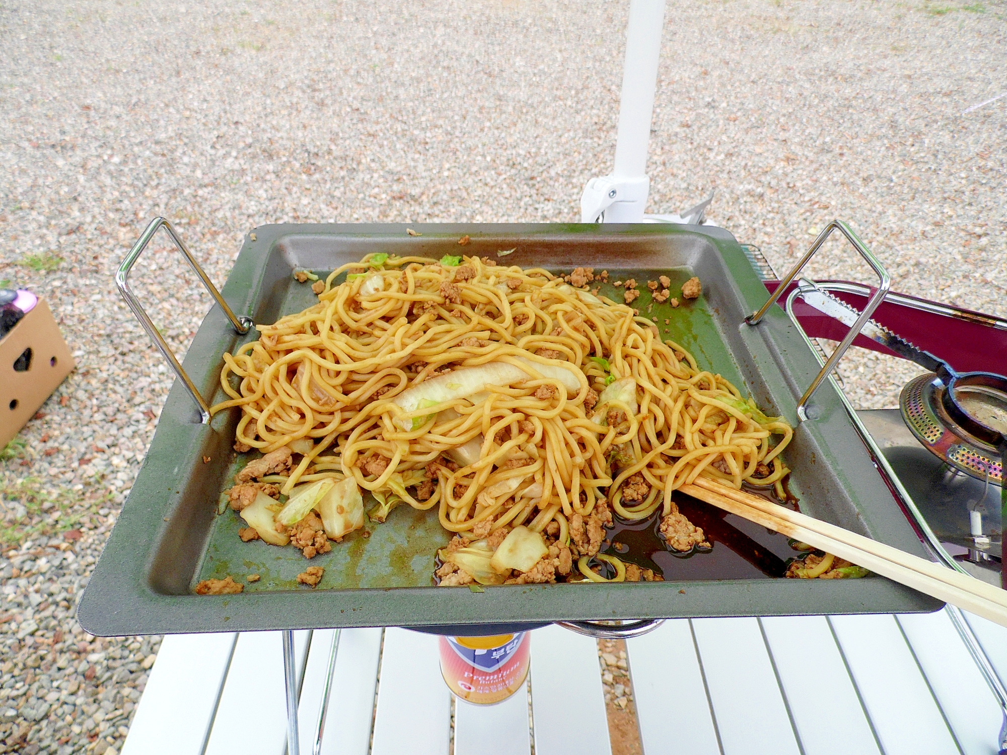 アウトドアで焼きそば q レシピ 作り方 By 松子 女 楽天レシピ