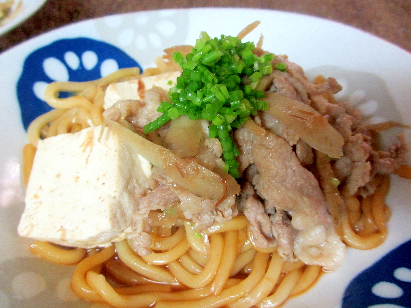 肉豆腐焼きうどん