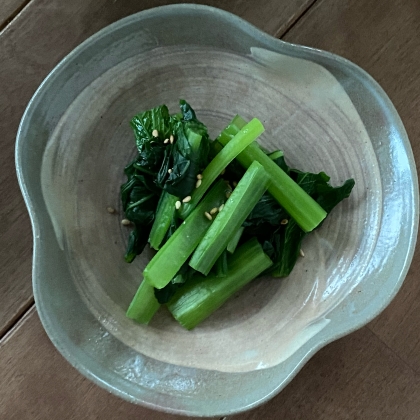 小松菜のナムル、初めて作りました。
小松菜大好きだから
これからたくさん作りまーす。

ごちそうさまでした♪