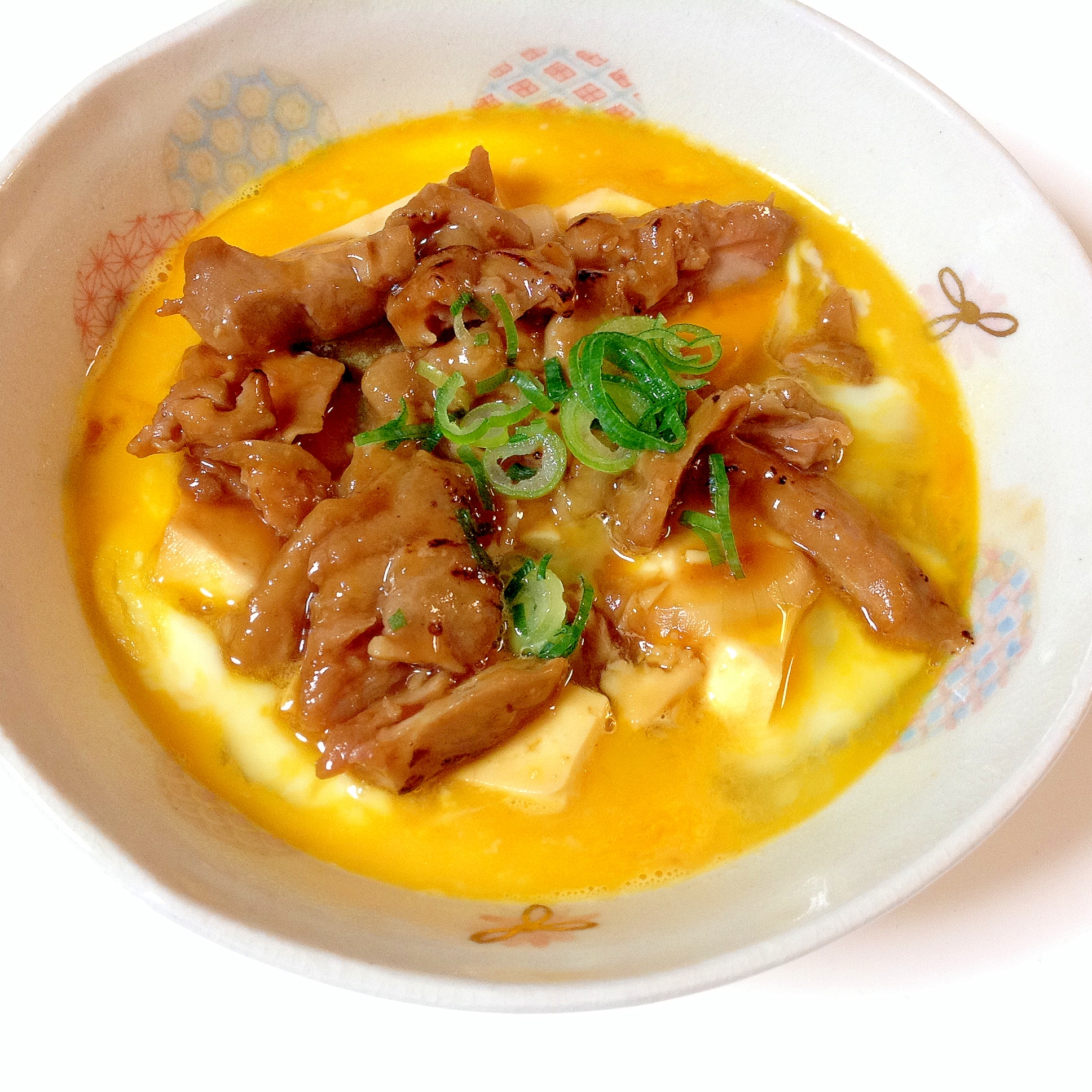 レンジで 残り焼き鳥とお豆腐の卵とじ レシピ 作り方 By Mywayuayu 楽天レシピ