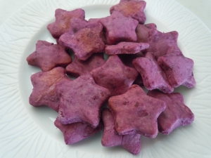 紫芋のチョコ風味クッキー