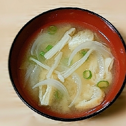 ꕥ長ネギと油揚げの味噌汁ꕥ