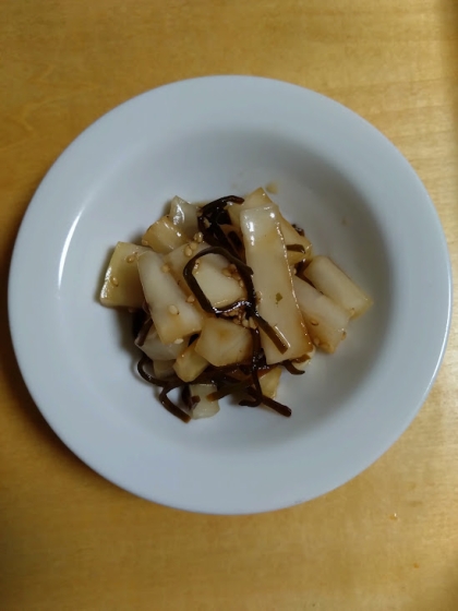 冷凍大根と塩昆布の漬物