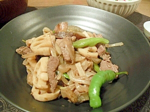 シャキシャキ焼きうどん