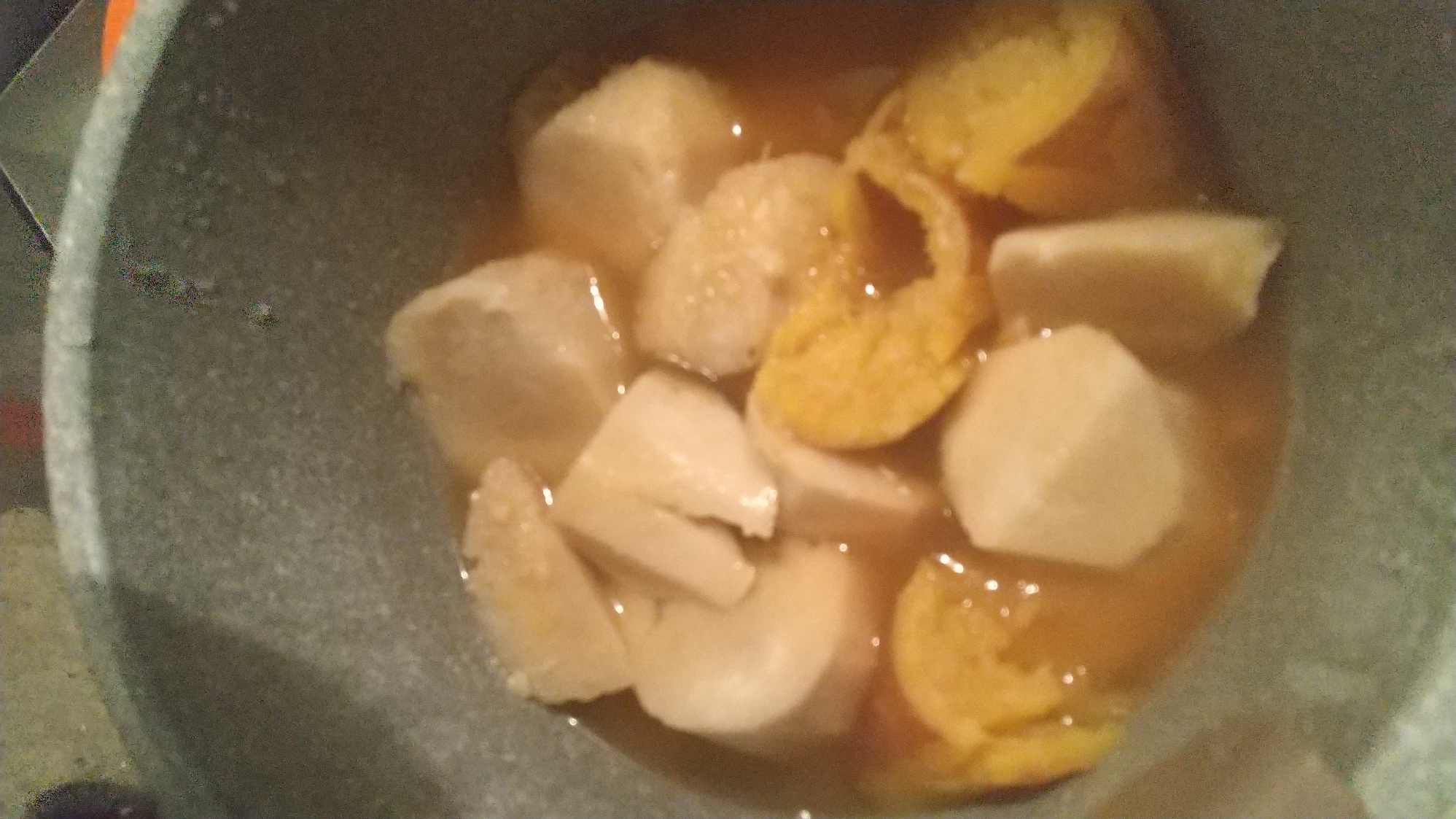 京芋とサツマイモの煮物