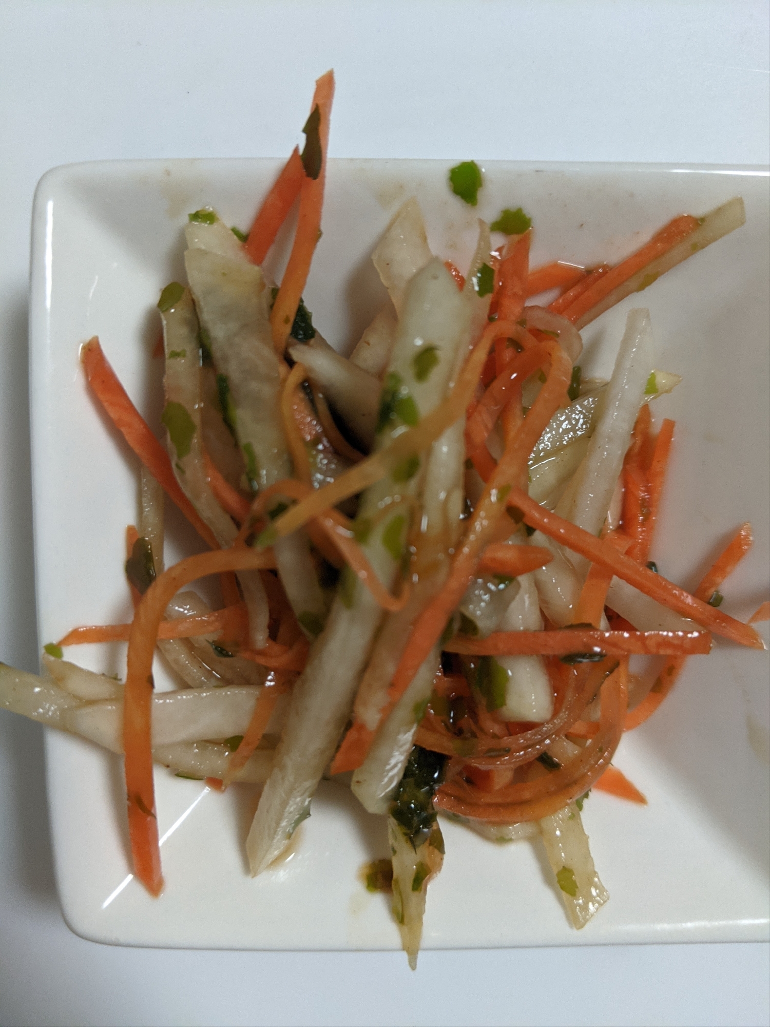 かぶと人参のソースあえ