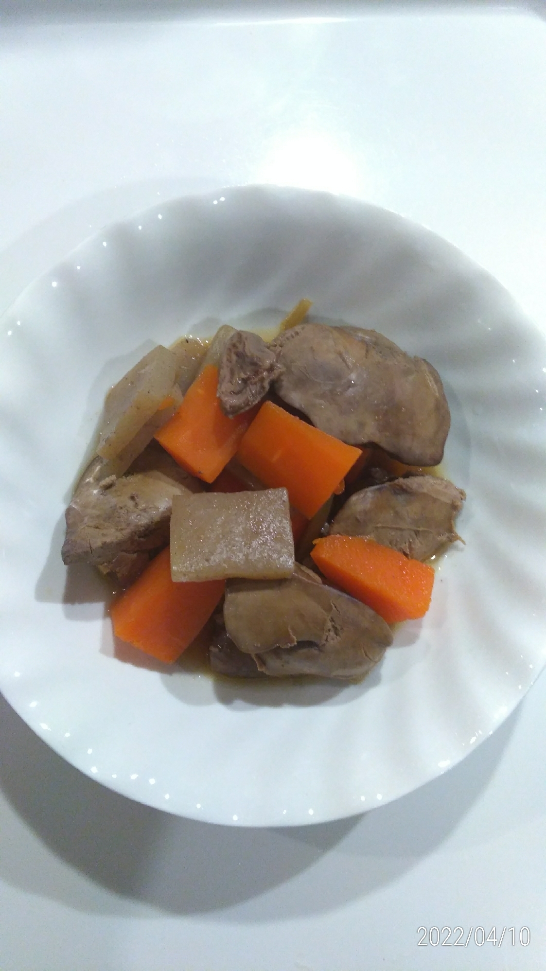 濃厚!鶏レバーの煮物