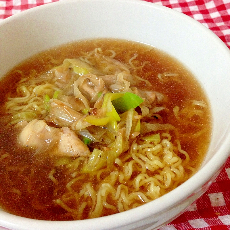 鶏肉とネギ炒めのラーメン レシピ 作り方 By Thank You Good Bye 楽天レシピ