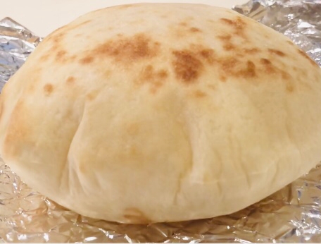 ふっくら面白い膨らみ方!ピタパン!手ごねで♩