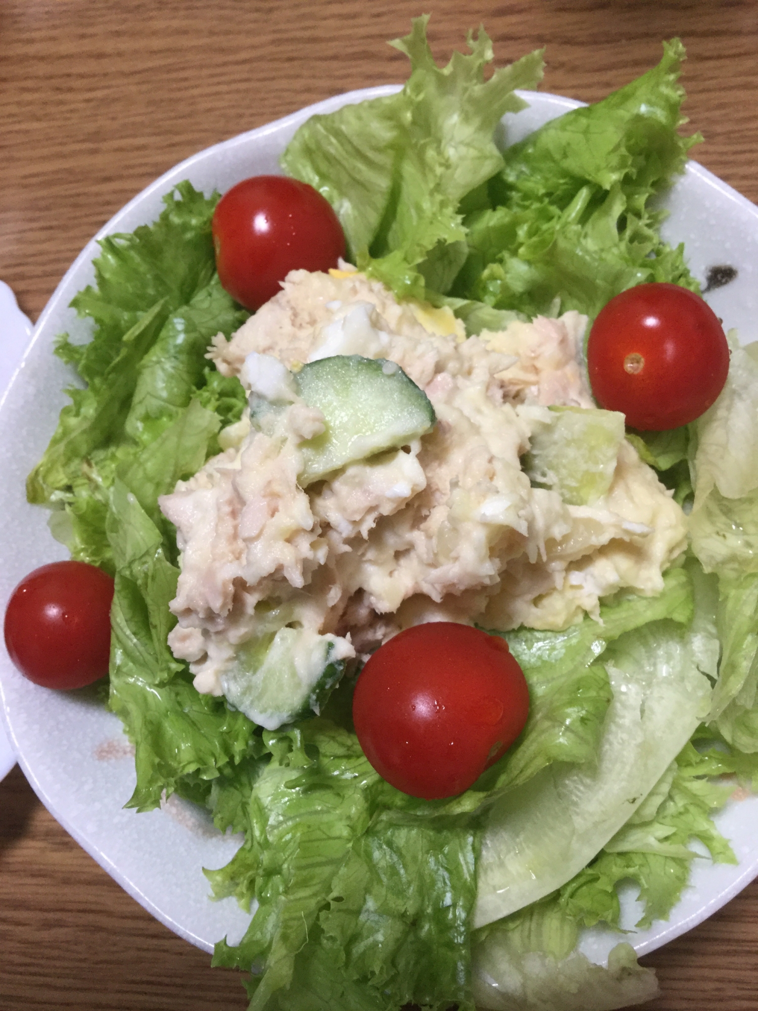 卵、ツナ、きゅうりもポテトサラダ