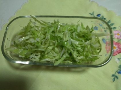 さっぱり春キャベツの甘酢浅漬け