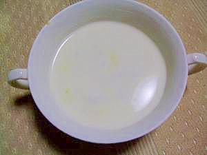 早く出来上がる さつま芋のミルクスープ