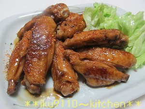 甘辛 うま旨 鶏手羽中の照り焼き レシピ 作り方 By イク9110 楽天レシピ