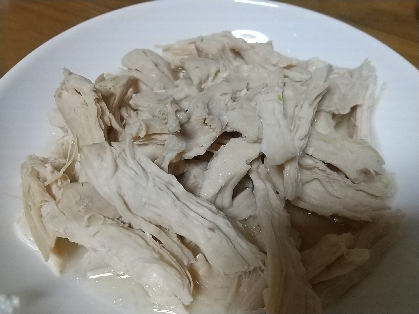 蒸し器でしっとりむね肉の蒸し方