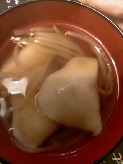 簡単☆水餃子と野菜のスープ