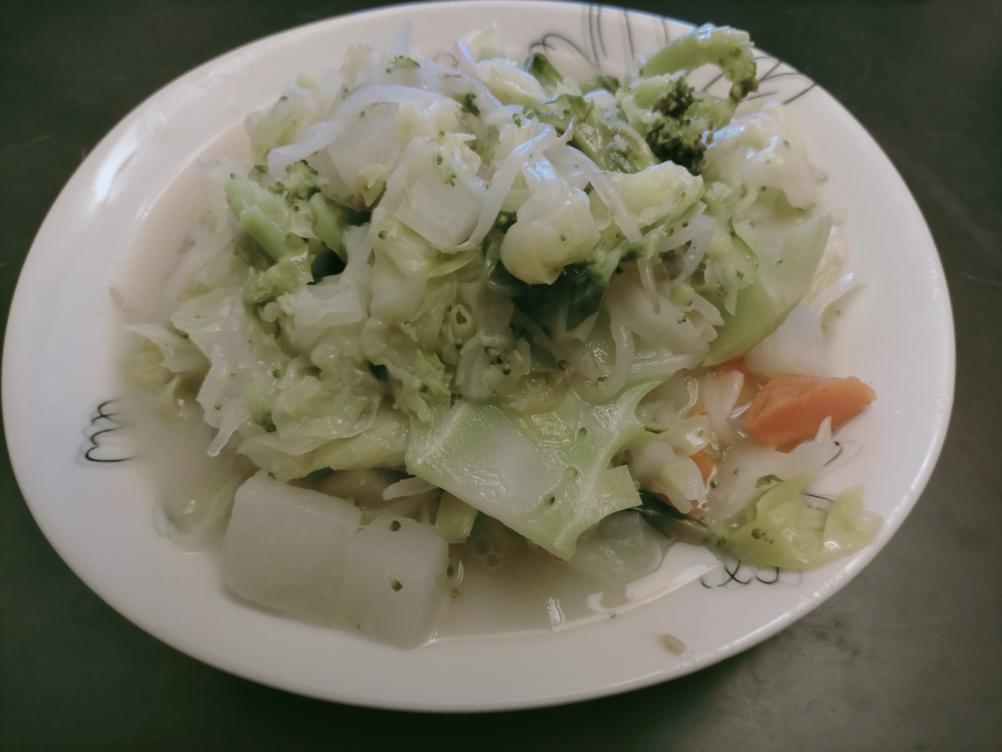 ヘルシー野菜のミルクスープ