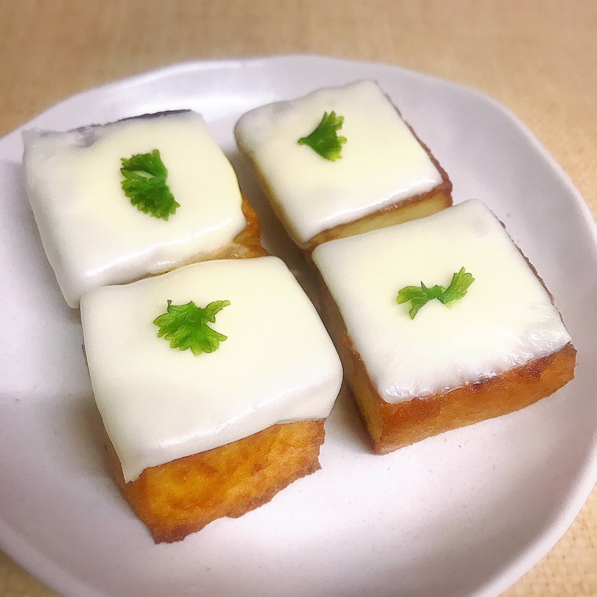 厚揚げの 照り焼きマヨチーズ✨