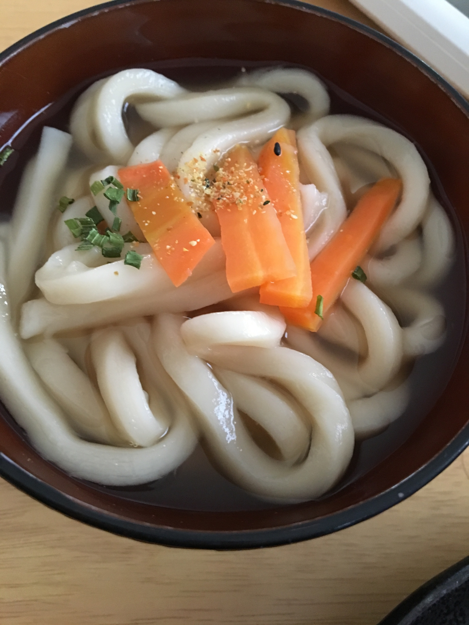 お汁の代わりに☆キャロットうどん(*^^*)