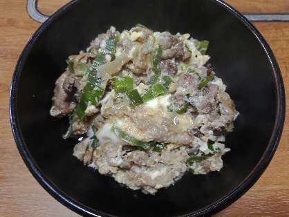 めんつゆで作る簡単他人丼