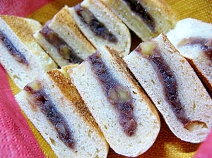 両面焼いて香ばしい!おやき風くるみ入りあんぱん