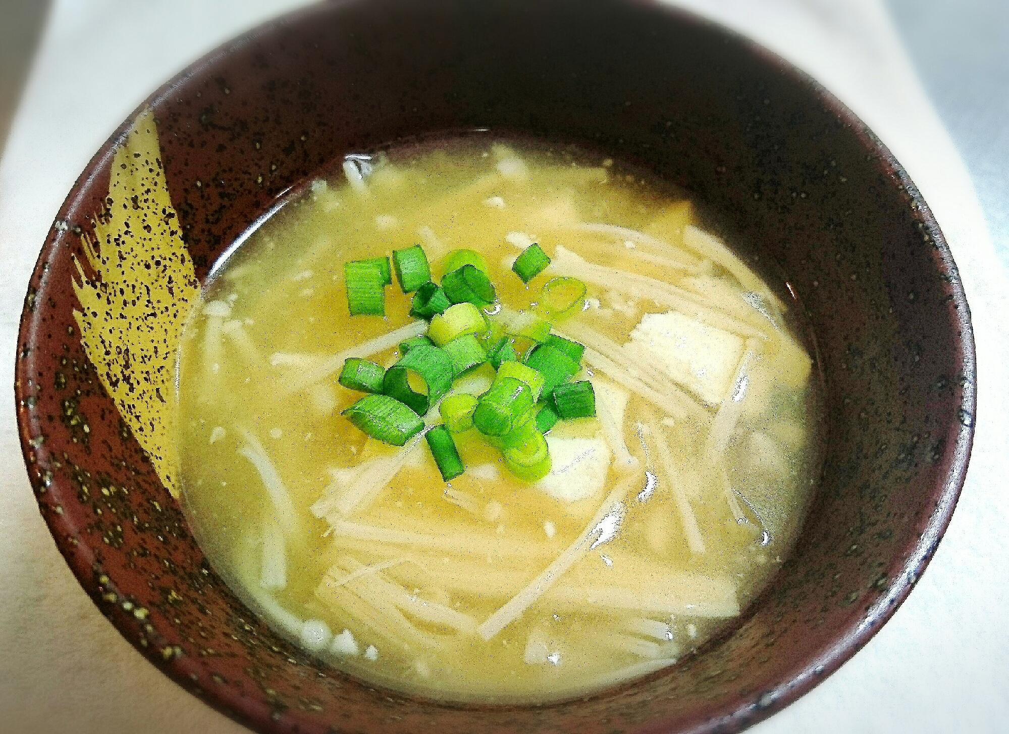 えのきと豆腐の餡かけ汁♪