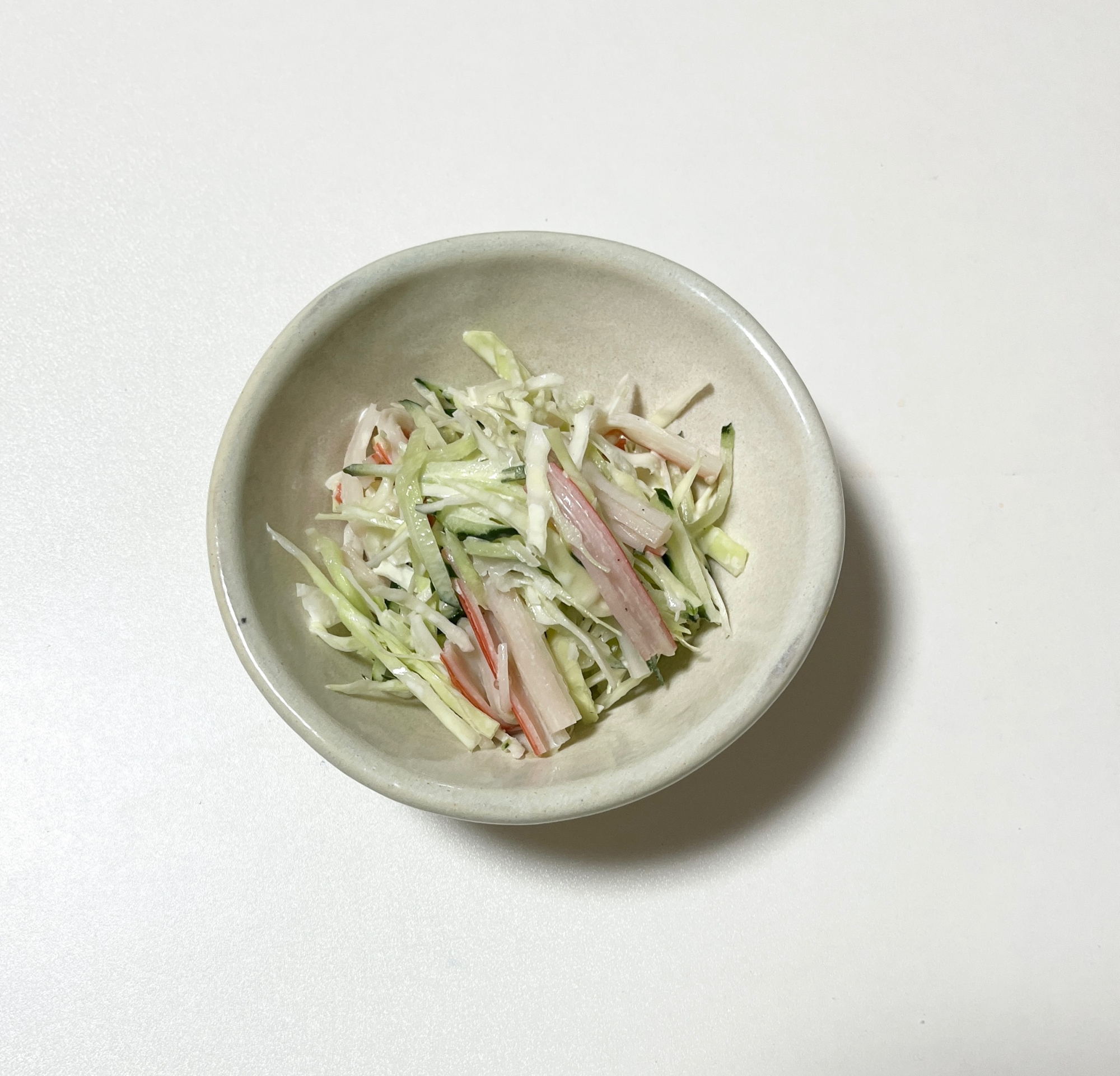 朝食☆カニカマサラダ