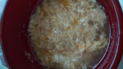卵とミョウガの中華スープ☆