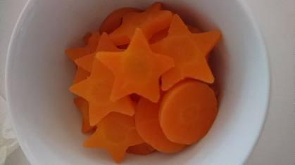 子供のお弁当用に星形にして作ってみました。