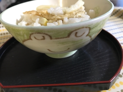 おでんの素で❤︎たけのこご飯