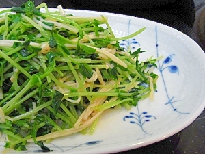 *豆苗とえのき炒め*
